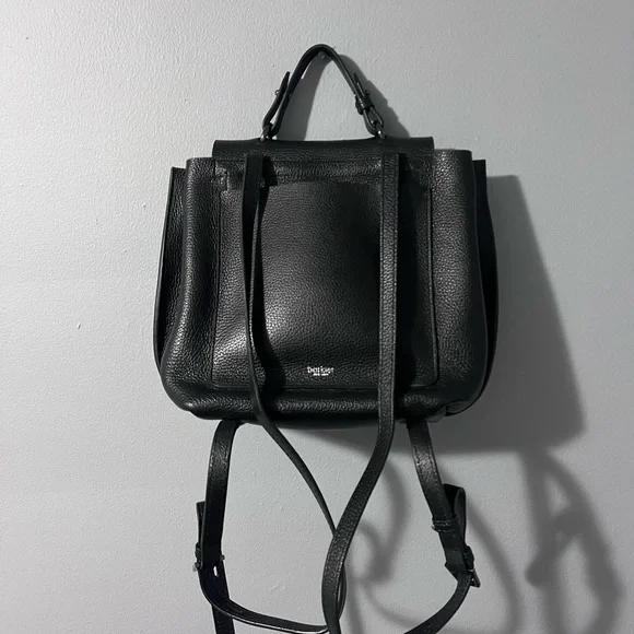 Botkier New York real leather classy backpack dark academia vibes - Picture 3 of 8